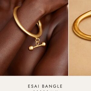 Gold Khoi Esai Bangle Bracelet EXTENDED